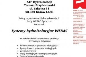 certyfikat ze szkolenia o systemach hydroizolacyjnych